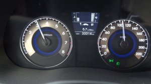Hyundai Solaris расход при 100 км/ч