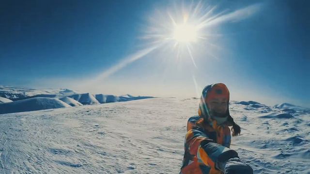 #ALDANCAMP. Подьем и спуск на сноубордах с горы Лебединая (г Алдан) [2018] смотреть онлайн