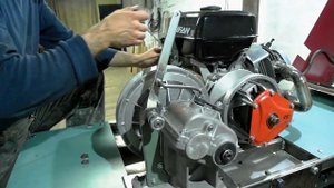 переключение реверса и ручной стартер на буксировщике