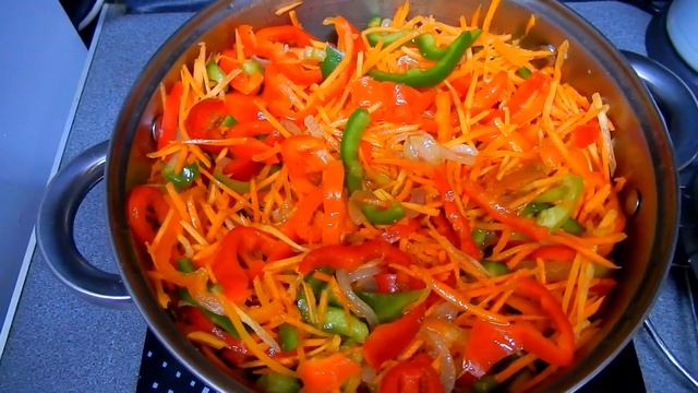 Венгерская закуска на зиму из моркови и перца! Консервируем!