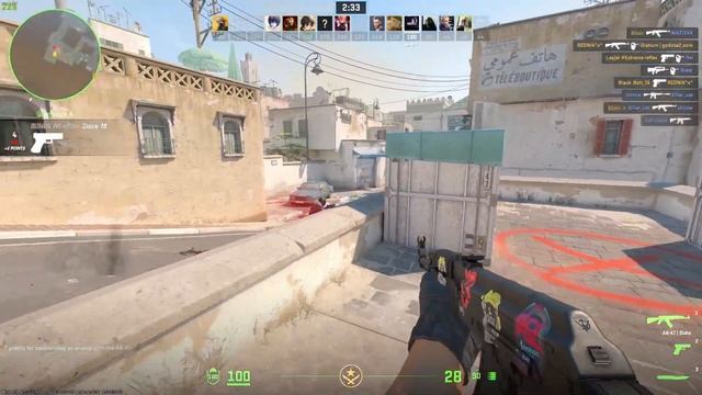 COUNTER STRIKE 2(CS2) FPS TEST on RYZEN 7 7700X + 3080TI #cs2 #csgo #gamer #esl #ryzen #nvidia