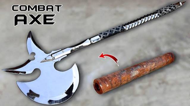 I Turned a Rusty Pipe into Incredible AXE смотреть онлайн