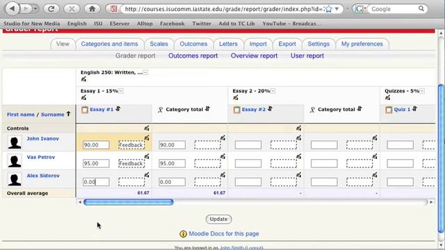 Assigning Grades in Moodle смотреть онлайн