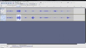 Audacity - как редактировать каналы отдельно левый и правый, и добавить тишину