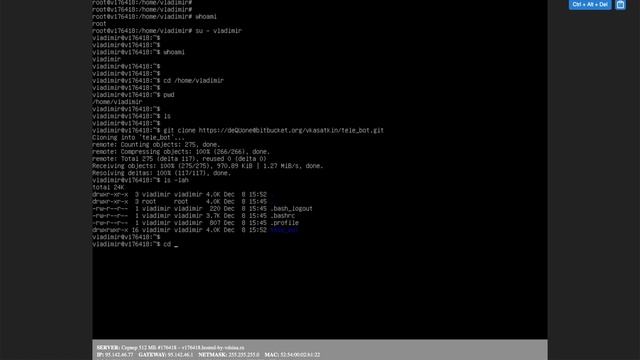 Установка Telegram-бота на сервер (Python)