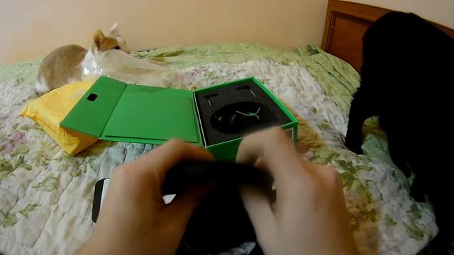 РАСПАКОВКА ПОСЫЛКИ ИЗ КИТАЯ НАУШНИКИ - UNBOXING PACKAGE FROM CHINA HEADSEAT RAZER HAMMERHEADv2 смотреть онлайн