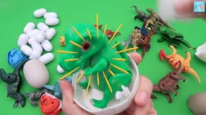 50 Dinosaur Eggs Hatching - Jurassic World, Dino Mecard, Transformer Egg