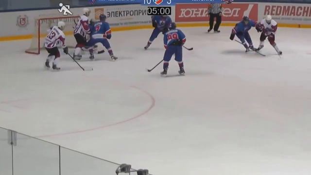 ХК Чебоксары - Алтай. 13.10.2016. Гол Евгения Жданова смотреть онлайн
