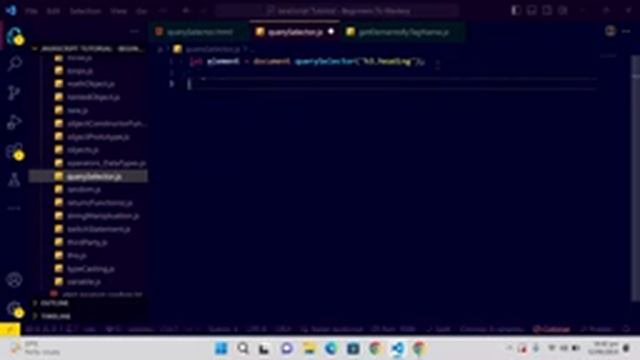 JavaScript DOM Tutorial: querySelector vs querySelectorAll | Beginner-Friendly [Hindi/Urdu]