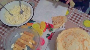 Маленькие блинчики с творогом. Вкусные блинчики с творогом!