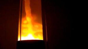 Жидкостная лампа с воском «Радуга» СССР