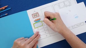 КУХНЯ ДЛЯ БУМАЖНОЙ КУКЛЫ СВОИМИ РУКАМИ ИГРЫ И ИГРУШКИ ДЛЯ ДЕВОЧЕК.ДОМ ДЛЯ КУКЛЫ В АЛЬБОМЕ