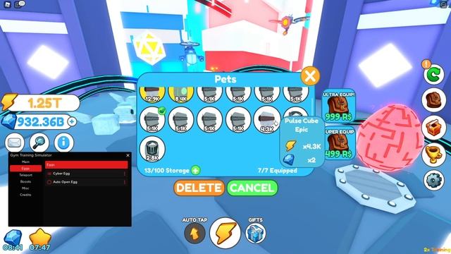 Gym Training Simulator Script GUI 2022 Auto Farm - New Roblox GUI Script смотреть онлайн