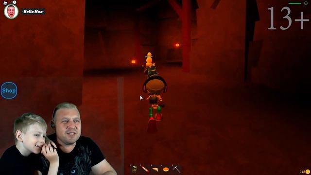 СМЕШНОЙ и СУМАСШЕДШИЙ режим в Roblox. ЛЕТСПЛЕЙ с Hello Max Play смотреть онлайн