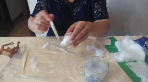 Ватная игрушка Олень. Часть 3. Мастер класс.mp4