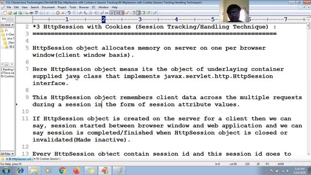 181 HttpSession with Cookies | Session Tracking Handling Management Technique | Servlet Tutorial смотреть онлайн