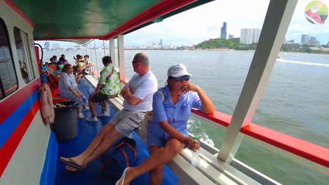 【Eng Sub】【??4K】Take Ferry From Pattaya Balihai Pier to KOH LARN Island Tawaen Pier