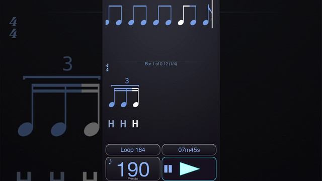 9/8(27th) tempo 190 voice metronome смотреть онлайн