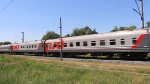 ЖЕЛЕЗНОДОРОЖНАЯ ПОДБОРКА / RAILWAY COMPILATION # 3. Скрещение двухэтажных поездов перед тоннелем