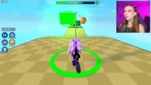 РОБЛОКС ПАРКУР, но я НА ВЕЛОСИПЕДЕ ! ?