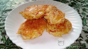 Закусочные котлеты из крабовых палочек и сыра на скорую руку