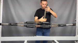 Монтаж eks-92MC-Рем соед-ная ремонтная муфта для каб. с маслопр-ной бумажной изоляцией на 6-10 кВ