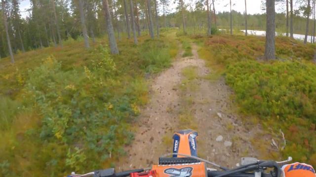 KTM SXF 450 | Enduro in swedish landscape смотреть онлайн