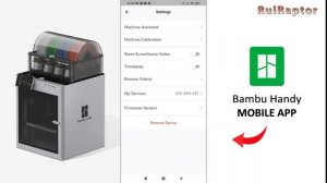 BAMBU HANDY - MOBILE APP To Control & Monitor The BAMBU LAB X1 / X1 CARBON - All The Details