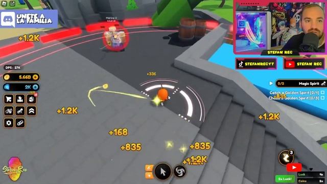 TODAS LAS UBICACIONES DEL GOLDEN SPIRIT de Anime Champions Simulator ROBLOX GAME смотреть онлайн