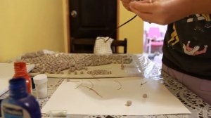 Ягодки для декора своими руками.Папье маше.