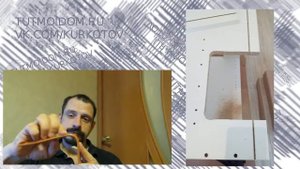 Обработка срезов на дсп Ставлю кухню сам