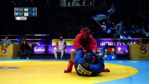 Final Combat Sambo Men 88 Kg Men, KHASANBOEV Sokhibjon (UZB) VS MAGOMED Magomedov (RSF)