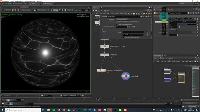 Creating a CG Planet, Rendering Flow Maps in Houdini - Mantra смотреть онлайн