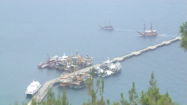 Kleopatra beach Kleopatra Seaport Пляж Клеопатры Морской порт Liman 海港 海港 항구 Alanya ziminvideo