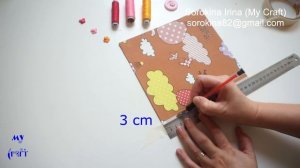 Quiet book Binding tutorial / Переплёт развивающей книги