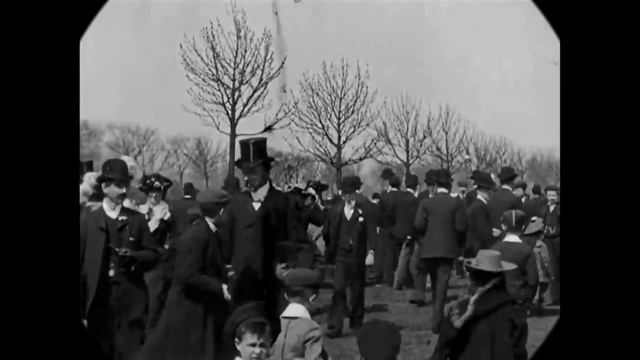 Кинохроника. Восточный парк в городе Халл, Англия в 1904. East Park in hull, England