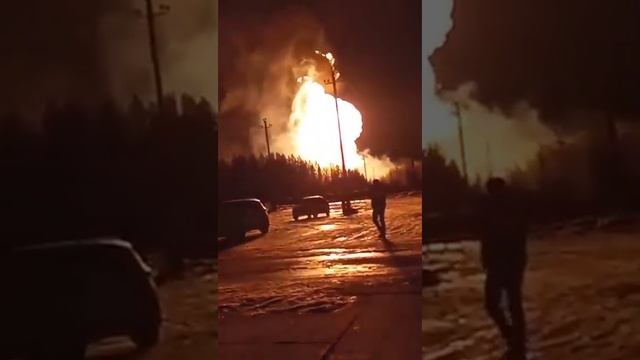 Взрыв с последующим возгоранием произошел на газопроводе в городском округе Пелым Свердловской обл