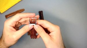 Кожаный ремешок для часов Swatch Irony Chrono на 19 мм из Китая с Алиэкспресс