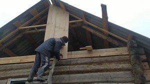 Фронтон бани. #4.