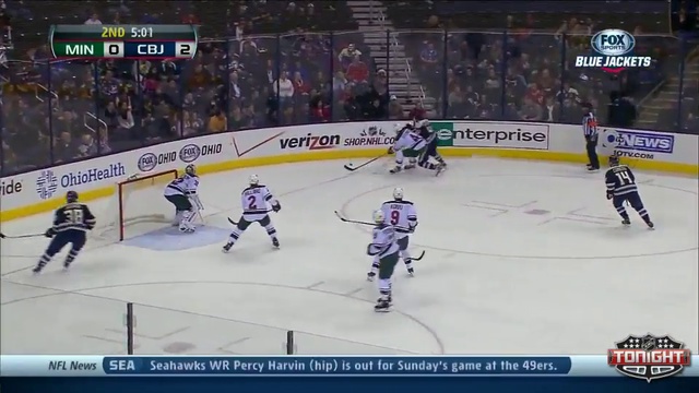 НХЛ. "Коламбус" – "Миннесота" – 4:0 (06/12/2013) смотреть онлайн