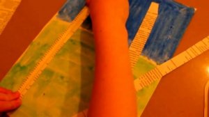 Осень. Рисуем осенний лес. Берёзки осенью. Необычный способ рисования.