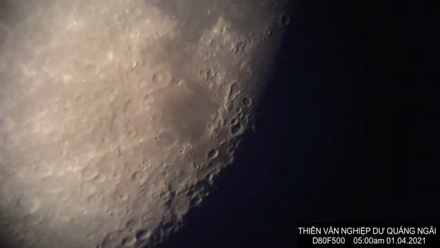 Quan sát Mặt trăng ngày 01.4.2021 смотреть онлайн