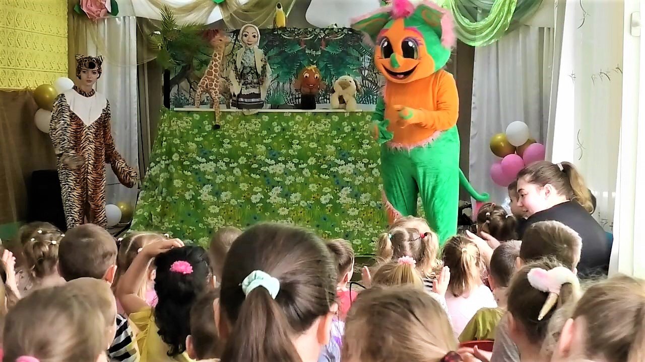 Сказка ко Дню защиты детей Колобок в Африке в детском саду #фондпрезидентскихгрантов