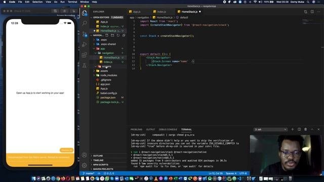 React Navigation #part1 Introduction & Stack Navigator