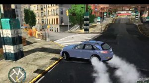 GTA 4/EFLC Infiniti FX45 #drift супер дрифт на мощном кроссовере в гта 4,