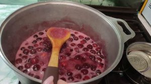 Конфитюр из черешни ( вишни ) , заготовка на зиму /Confiture of cherries , harvesting for the winte