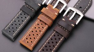 Ремешок для часов из натуральной кожи 22 мм