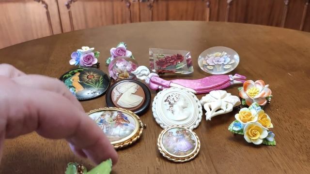 Винтажные броши Европа. Моя коллекция украшений Франция, Англия. Бижутерия. Хобби. Антиквариат. смотреть онлайн