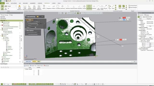 Unplanned inspection with Geomagic Control X | Concentricity смотреть онлайн