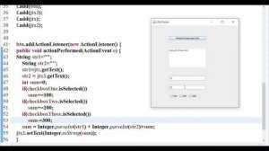 Checkbox in JAVA Language with Example